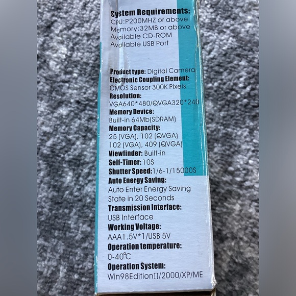 Vintage Bell and Howell Digital Camera, Mini size, BH-KC640 - Picture 6 of 6